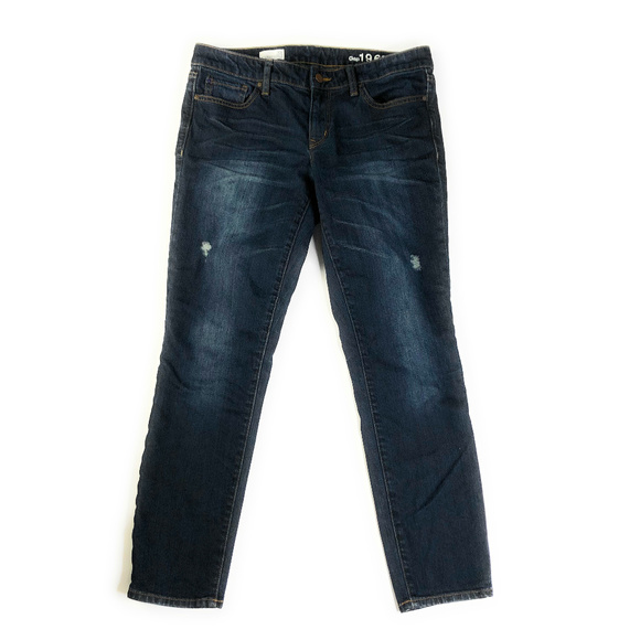 GAP Denim - GAP Always Skinny Dark Destroy Wash Jeans 30